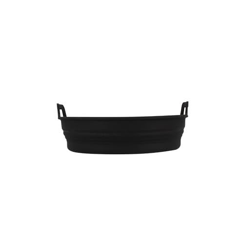 MENASTYL - 6020037 Backform, rund, 19 cm, aus Silikon, Schwarz, für Heißluftfritteuse von MENASTYL