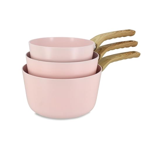 MENASTYL - Colorama 6014241 Kochtopf-Set aus recyceltem Aluminium, induktionsrosa, 3-teilig MENASTYL - Colorama 6014241 Kochtopf-Set aus recyceltem Aluminium, induktionsrosa, 3-teilig von MENASTYL