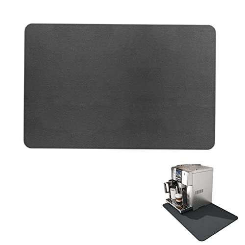 MENAYODA Silikonmatte für Kaffeemaschine, Saugfähige Kaffee Maschine Matte Abtropfmatte Kaffeebar Gummi Auffangmatte für Küche Bar Theke (40 x 50cm) von MENAYODA