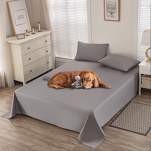 MENAYODA wasserdichte Hundedecke, 200 x 230 cm hundedecke Wasserdicht Hundedecke Urinbeständige für Sofa Bett, rutschfeste Hundedecke Waschbar für Katzen Hunde (230 x 250 cm) von MENAYODA