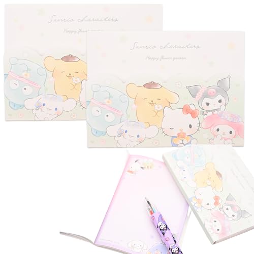 San-rio Foldable Note Pads with Cover 2 Pack - A6 Size Compact and Portable Notepads - Cute Kuormi & Cinnamonroll Design for Fans - Convenient Pocket Notebook for Home/Office - Ideal Memo Pads San-rio Foldable Note Pads with Cover 2 Pack - A6 Size Compact and Portable Notepads - Cute Kuormi & Cinnamonroll Design for Fans - Convenient Pocket Notebook for Home/Office - Ideal Memo Pads von MENBLY