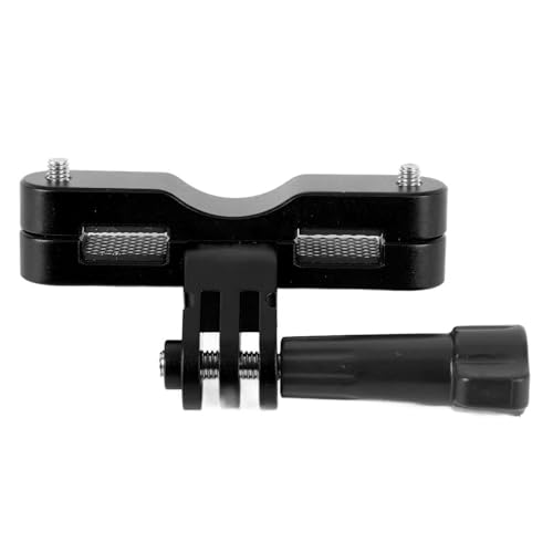 MENDUNER Action Camera Bike Rail Mount - Aluminiumlegierung CNC, Leicht und Robust, Kompatibel mit Action 5 Pro X4 Zum Fahren (Black) von MENDUNER