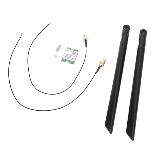 MENDUNER M.2 WiFi Card RTL8852BE WiFI6 1800 MBPS Dualband 2,4 GHz/5GHz BT5. MU-MIMO Win10/11 -kompatibel (Externe Antennen) von MENDUNER
