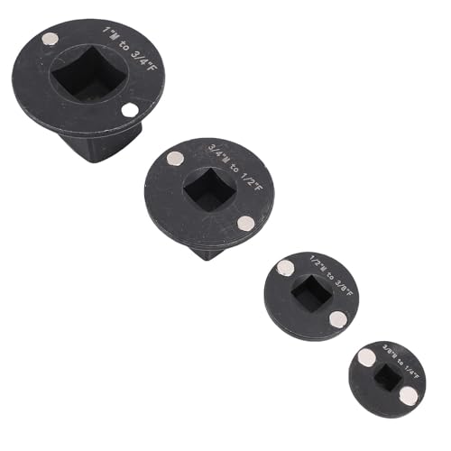 MENDUNER Magnetischer Sockeladapter -Set - Multi Tool Kompatibilität, Platzsparende Design, Genaue Umwandlung von Größen für Reparaturen und Mechanische Projekte von MENDUNER