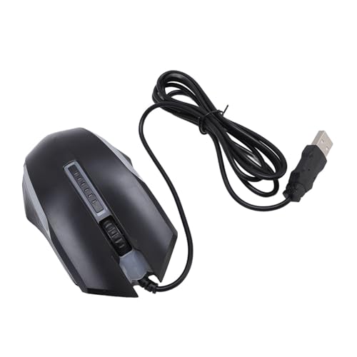 MENDUNER USB -Kabelmaus 1200 DPI - RGB Backbeleuchtung Optische Maus für PC Laptop mit Komfortables Griff von MENDUNER