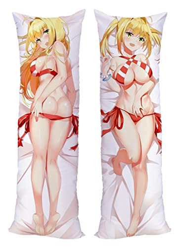 Anime Fate Stay Night Impact Kissenbezug Natürlicher Samt 160x50cm (63in x 19.6in) Bettwäsche Kissenbezug von MENGBZ