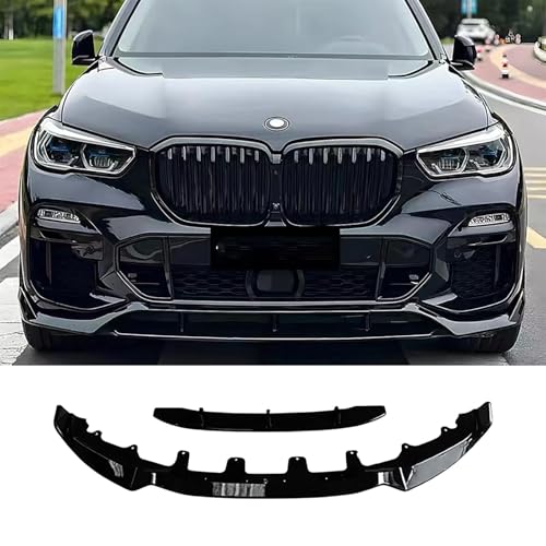 MENGCH Car Front Spoiler Front Bumper Protector, Anti Collision Strip Decoration Spoiler Lip Front Spoiler, Compatible for 2014-2018 BMW F15 X5 von MENGCH