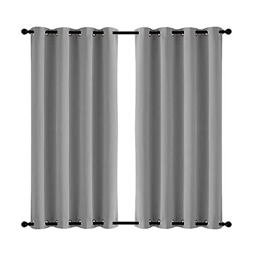 MENGH Outdoor Vorhänge Terrassen 112x250cm, Sonnenschutz Sichtschutz Wetterfest Outdoor Gardinen Wasserdicht für Gartenlaube & Pavillon - hellgrau 1 Stück MENGH Outdoor Vorhänge Terrassen 112x250cm, Sonnenschutz Sichtschutz Wetterfest Outdoor Gardinen Wasserdicht für Gartenlaube & Pavillon - hellgrau 1 Stück von MENGH