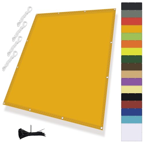 Sonnensegel Rechteckig,Balkonbespannung mit Seil,Sonnensegel Wasserdicht Rechteck,Wasserabweisend Imprägniert 95% Uv-BlockDeko für Balkongeländer, Terrasse & Garten Mango Gelb 1.2x2m Sonnensegel Rechteckig,Balkonbespannung mit Seil,Sonnensegel Wasserdicht Rechteck,Wasserabweisend Imprägniert 95% Uv-BlockDeko für Balkongeländer, Terrasse & Garten Mango Gelb 1.2x2m von MENGH