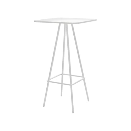 MENGLI-2024 Kneipentische Quadratischer Stehtisch, Mehrfarbig, for drinnen und draußen, Wohnmobil, Terrasse, Catering, Partys, gewerbliche Veranstaltungen(Weiß) von MENGLI-2024