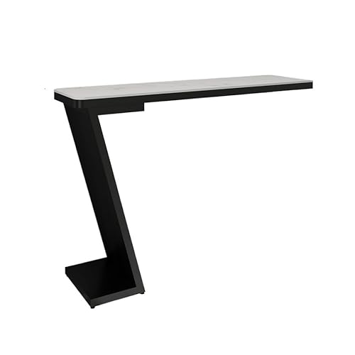 MENGLI-2024 Kneipentische Rechteckiger Stehtisch for Enge Räume mit stabilem Metallrahmen(100 * 40 * 105cm) von MENGLI-2024