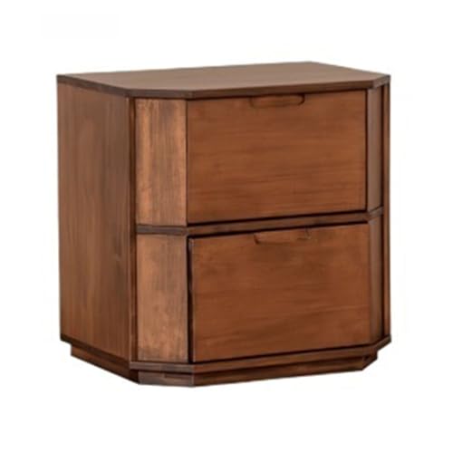 MENGLI-2024 Kommode Vintage Geometrischer polygonaler Nachttisch aus Holz Moderner Kleiner Nachttischschrank mit Schubladen von MENGLI-2024