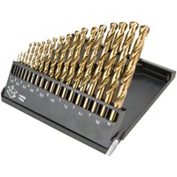 HSS-TiN Metallbohrer 1,0-10,0 mm, 19er-Set von MENGUAL