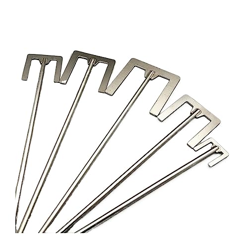 MENGKE 1 Stück Edelstahl-E-Typ-Blattpaddel Mit Blattbreite 40 Mm Oder 120 Mm Rührer-Laufradpaddel Mit Stange, Wird In Labormischwerkzeugen Verwendet(40x8x300mm) von MENGXIU