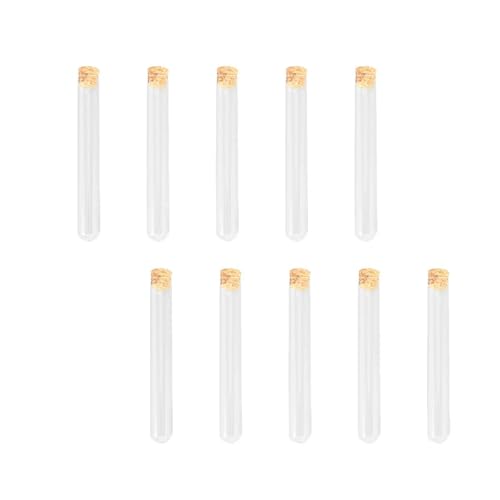 MENGKE 10 Stück Blumenvase Reagenzglas Glas Labor Zubehör Rohre Runde Probe Lagerung Container Zentrifuge Fläschchen von MENGXIU