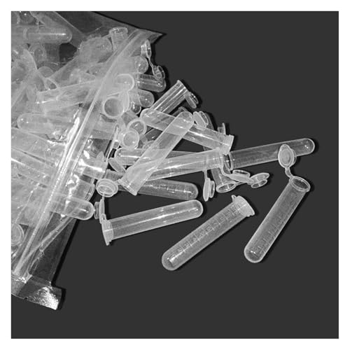MENGKE 100 teile/beutel 10 ml Micro Kunststoff Reagenzglas Zentrifuge Fläschchen Snap Cap Container for Labor Reagenzglas Zentrifugenröhrchen Snap Cap Cl von MENGXIU