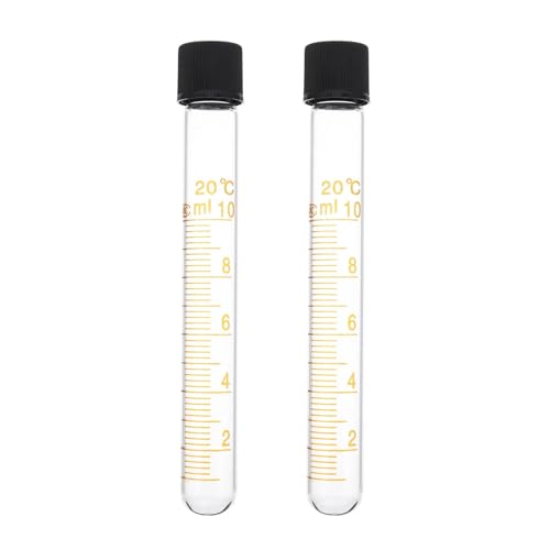 MENGKE 2 Stück Reagenzglas Glasröhrchen Probenaufbewahrungsbehälter Behälter Zentrifugenfläschchen Mikrozentrifuge Klar MENGKE 2 Stück Reagenzglas Glasröhrchen Probenaufbewahrungsbehälter Behälter Zentrifugenfläschchen Mikrozentrifuge Klar von MENGXIU