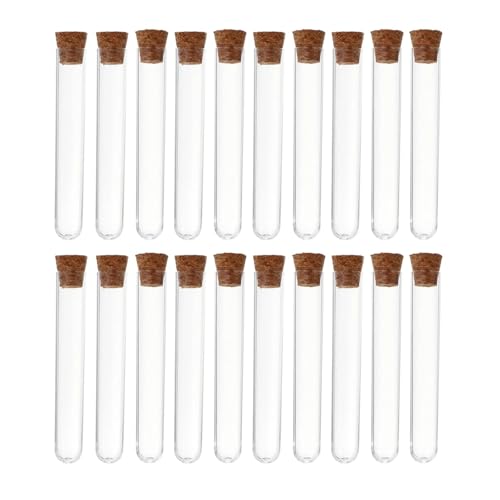 MENGKE 35 Stücke 5ml Transparent Kunststoff Reagenzgläser Nachfüllbare Flasche Mit Korken Schule Labor Experiment Liefert MENGKE 35 Stücke 5ml Transparent Kunststoff Reagenzgläser Nachfüllbare Flasche Mit Korken Schule Labor Experiment Liefert von MENGXIU