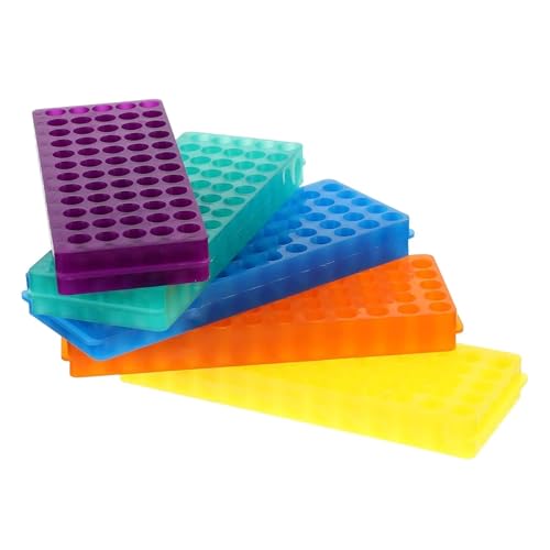 MENGKE 5 PCS Zentrifugenröhrchen Rack Reagenzgläser Kunststoff 50 ml Testlabor Halter Klar Racks for konische Basis MENGKE 5 PCS Zentrifugenröhrchen Rack Reagenzgläser Kunststoff 50 ml Testlabor Halter Klar Racks for konische Basis von MENGXIU