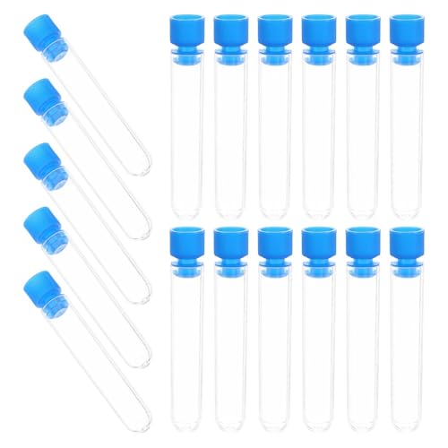 MENGKE 50 Stücke Reagenzgläser Test Fläschchen Lagerung Container Klar Rohr For Probe Prüfung MENGKE 50 Stücke Reagenzgläser Test Fläschchen Lagerung Container Klar Rohr For Probe Prüfung von MENGXIU