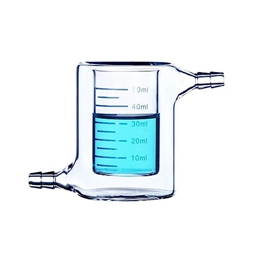 MENGKE 50-ml-Mantelglasbecher Labor-Chemie-Mantelgefäß MENGKE 50-ml-Mantelglasbecher Labor-Chemie-Mantelgefäß von MENGXIU