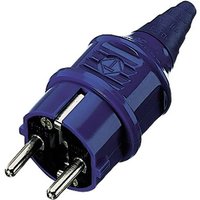 MENNEKES 10838 Schutzkontaktstecker Kunststoff 230V Blau IP44 von MENNEKES