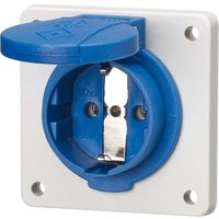 Mennekes Schuko-Anbau-Steckdose 75x75 blau 11031F Mennekes Schuko-Anbau-Steckdose 75x75 blau 11031F von MENNEKES