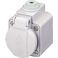 Mennekes Schuko-Aufbau-Steckdose 16A,2p+E,230V 10081 von MENNEKES