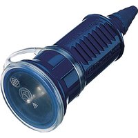 Mennekes Schuko-Kupplung 16A,2p+E,230V,IP44bl 10843 von MENNEKES