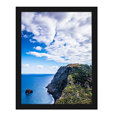 MENNTHUI Bilderrahmen, 25,4 x 38,1 cm, Schwarz, Wandmontage horizontal oder vertikal, Dekoration für Fotos, Gemälde, Poster, Kunstwerke MENNTHUI Bilderrahmen, 25,4 x 38,1 cm, Schwarz, Wandmontage horizontal oder vertikal, Dekoration für Fotos, Gemälde, Poster, Kunstwerke von MENNTHUI
