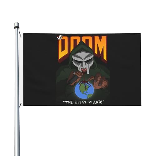 Frühling Sommer MF Rapper Music Doom Vertikale Hausfahne, doppelseitig, 3x62 Fuß, leichtes Gewebe mit Schnelltrocknungsfunktion, Außen-Dekoration Frühling Sommer MF Rapper Music Doom Vertikale Hausfahne, doppelseitig, 3x62 Fuß, leichtes Gewebe mit Schnelltrocknungsfunktion, Außen-Dekoration von MENOPKA