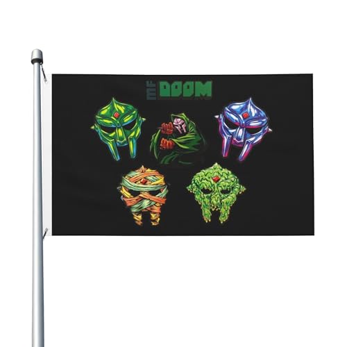 Frühling Sommer Rapper Doom Vertikale Hausfahne, doppelseitig, 3x42 Fuß, leichtes Gewebe mit Schnelltrocknungsfunktion, Außen-Dekoration Frühling Sommer Rapper Doom Vertikale Hausfahne, doppelseitig, 3x42 Fuß, leichtes Gewebe mit Schnelltrocknungsfunktion, Außen-Dekoration von MENOPKA
