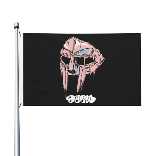 Frühling Sommer Rapper Doom Vertikale Hausfahne, doppelseitig, 3x59 Fuß, leichtes Gewebe mit Schnelltrocknungsfunktion, Außen-Dekoration von MENOPKA