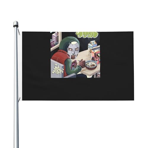 Frühling Sommer Rapper Doom Vertikale Hausfahne, doppelseitig, 3x60 Fuß, leichtes Gewebe mit Schnelltrocknungsfunktion, Außen-Dekoration Frühling Sommer Rapper Doom Vertikale Hausfahne, doppelseitig, 3x60 Fuß, leichtes Gewebe mit Schnelltrocknungsfunktion, Außen-Dekoration von MENOPKA