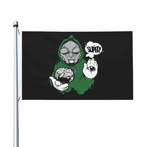 Frühling Sommer Rapper Doom Vertikale Hausfahne, doppelseitig, 3x65 Fuß, leichtes Gewebe mit Schnelltrocknungsfunktion, Außen-Dekoration Frühling Sommer Rapper Doom Vertikale Hausfahne, doppelseitig, 3x65 Fuß, leichtes Gewebe mit Schnelltrocknungsfunktion, Außen-Dekoration von MENOPKA