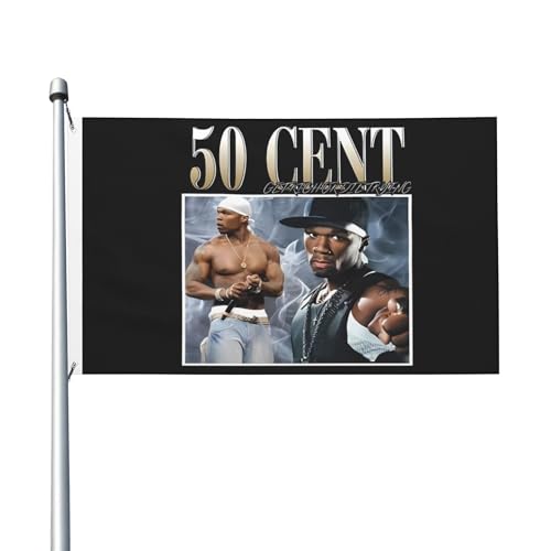 Frühling Sommer Rapper Singer Cent Vertikale Hausfahne, doppelseitig, 3x5 Fuß, leichtes Gewebe mit Schnelltrocknungsfunktion, Außen-Dekoration Frühling Sommer Rapper Singer Cent Vertikale Hausfahne, doppelseitig, 3x5 Fuß, leichtes Gewebe mit Schnelltrocknungsfunktion, Außen-Dekoration von MENOPKA