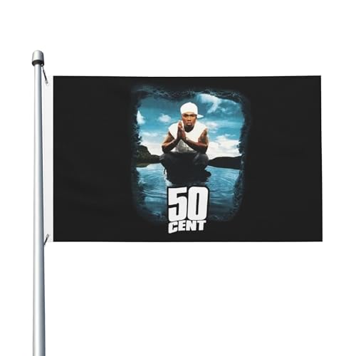 Frühling Sommer Rapper Singer Cent Vertikale Hausfahne, doppelseitig, 3x5 Fuß, leichtes Gewebe mit Schnelltrocknungsfunktion, Außen-Dekoration Frühling Sommer Rapper Singer Cent Vertikale Hausfahne, doppelseitig, 3x5 Fuß, leichtes Gewebe mit Schnelltrocknungsfunktion, Außen-Dekoration von MENOPKA