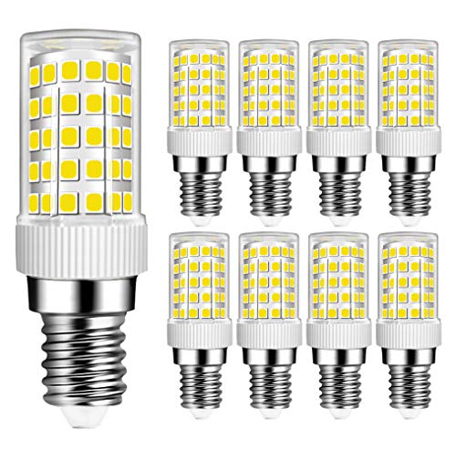 MENTA E14 LED 10W Kaltesweiss 6000K ersetzt 80W Halogenlampen 86 x SMD 2835 LED E14 LED Leuchtmittel Birne AC 220-240V Nicht Dimmbar 2 Jahre Garantie 8er-Pack von MENTA