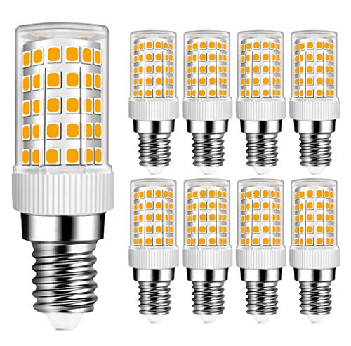 MENTA E14 LED 10W Warmweiss 3000K ersetzt 80W Halogenlampen 86 x SMD 2835 LED E14 LED Leuchtmittel Birne AC 220-240V Nicht Dimmbar 2 Jahre Garantie 8er-Pack von MENTA