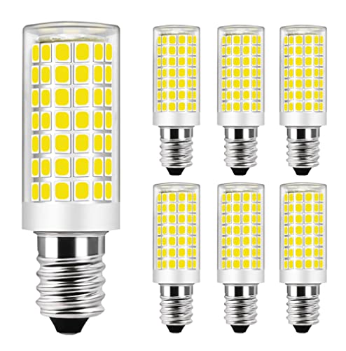 MENTA E14 LED 9W Kaltesweiss 6000K Ersetzt 75W Halogenlampen - 76 x SMD 2835 Leuchtmittel Birne AC 220-240V Nicht Dimmbar - 2 Jahre Garantie 6er-Pack von MENTA