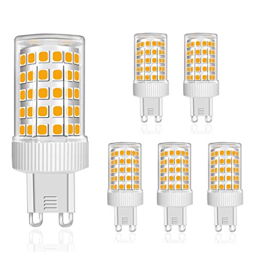 MENTA G9 LED 10W ersetzt 80W Halogenlampen Warmweiß 3000K 86 x SMD 2835 LED G9 LED Leuchtmittel Birne AC 220-240V Nicht Dimmbar Φ22*58mm 5er-Pack von MENTA