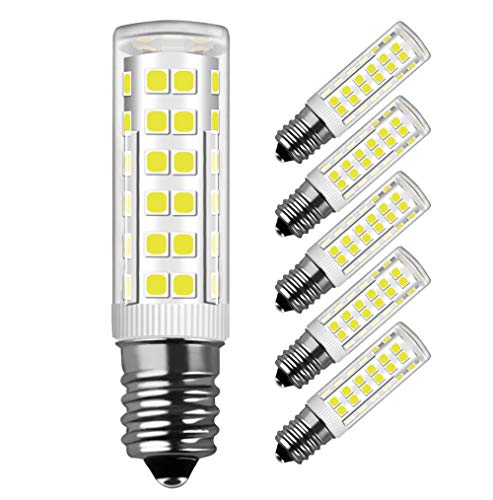MENTA LED Lampe E14, 7W Ersatz für 60W Halogen Lampen Kaltweiß 6000K, E14 LED Birnen 450lm AC220-240V, Globaler 360° Abstrahlwinkel, 5er Pack von MENTA