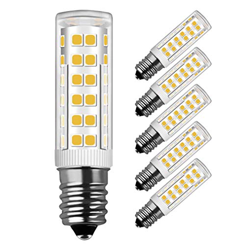 MENTA LED Lampe E14, 7W Ersatz für 60W Halogen Lampen Warmweiß 3000K, E14 LED Birnen 450lm AC220-240V, Globaler 360° Abstrahlwinkel, 5er Pack von MENTA
