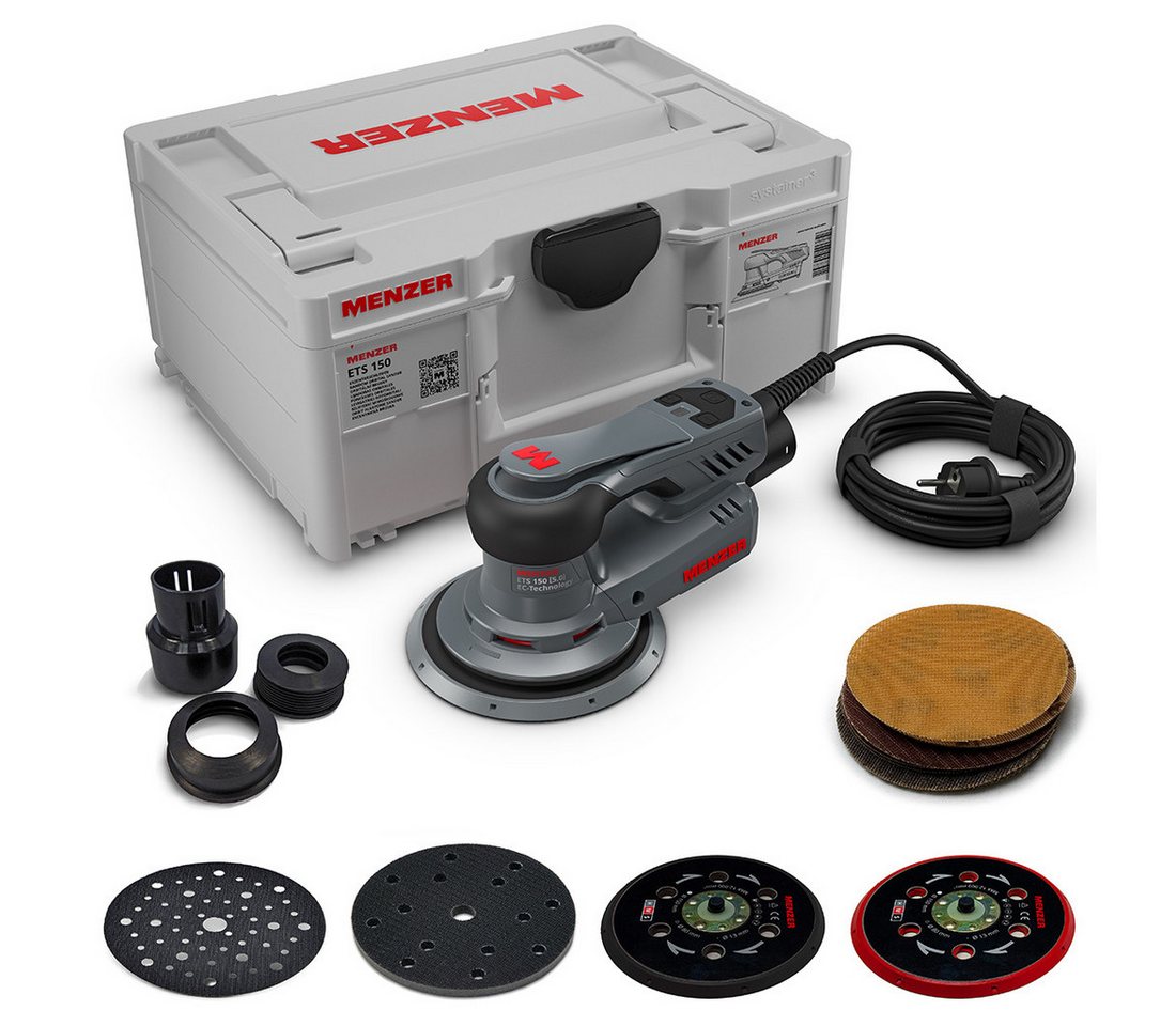 MENZER Exzenterschleifer ETS 150 5.0 inkl. systainer³, max. 10000 U/min, 5,0 mm Hub, für Grob- und Zwischenschliff, mit Transportkoffer MENZER Exzenterschleifer ETS 150 5.0 inkl. systainer³, max. 10000 U/min, 5,0 mm Hub, für Grob- und Zwischenschliff, mit Transportkoffer von MENZER
