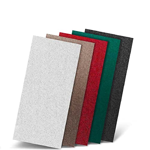 MENZER Pads Handpads, 250 x 115 mm, f. Handschleifer, Polyester (10 Stk.) rot von MENZER