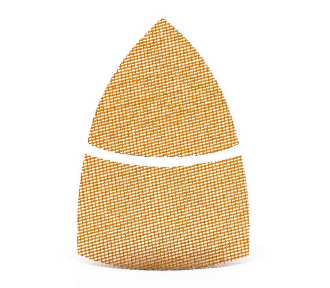 MENZER Schleifdreieck 93 mm / 62 x 102 mm Klett-Schleifgitter für Deltaschleifer, Weißes Edelkorund, 25 Stk., K120 MENZER Schleifdreieck 93 mm / 62 x 102 mm Klett-Schleifgitter für Deltaschleifer, Weißes Edelkorund, 25 Stk., K120 von MENZER