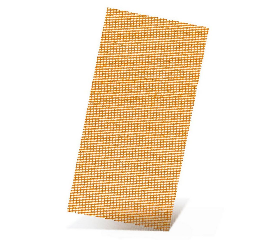 MENZER Schleifpapier 186 x 93 mm Klett-Schleifgitter für Schwingschleifer, Weißes Edelkorund, 25 Stk., K150 von MENZER