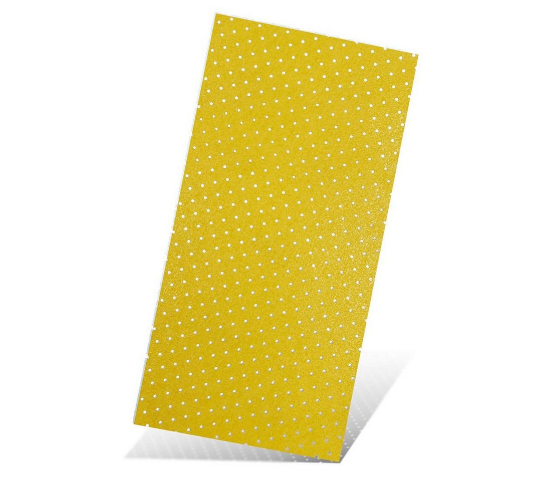 MENZER Schleifpapier 230 x 115 mm Multiloch Klett-Schleifblätter für Schwingschleifer, Weißes Edelkorund, 20 Stk., K100 von MENZER