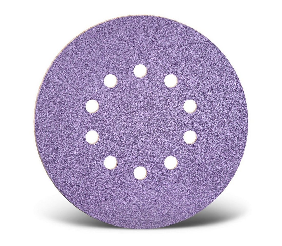MENZER Schleifscheibe Ø 225 mm 10-Loch Klett-Schleifscheiben für Trockenbauschleifer, Keramik-Mix, 25 Stk., K60 MENZER Schleifscheibe Ø 225 mm 10-Loch Klett-Schleifscheiben für Trockenbauschleifer, Keramik-Mix, 25 Stk., K60 von MENZER