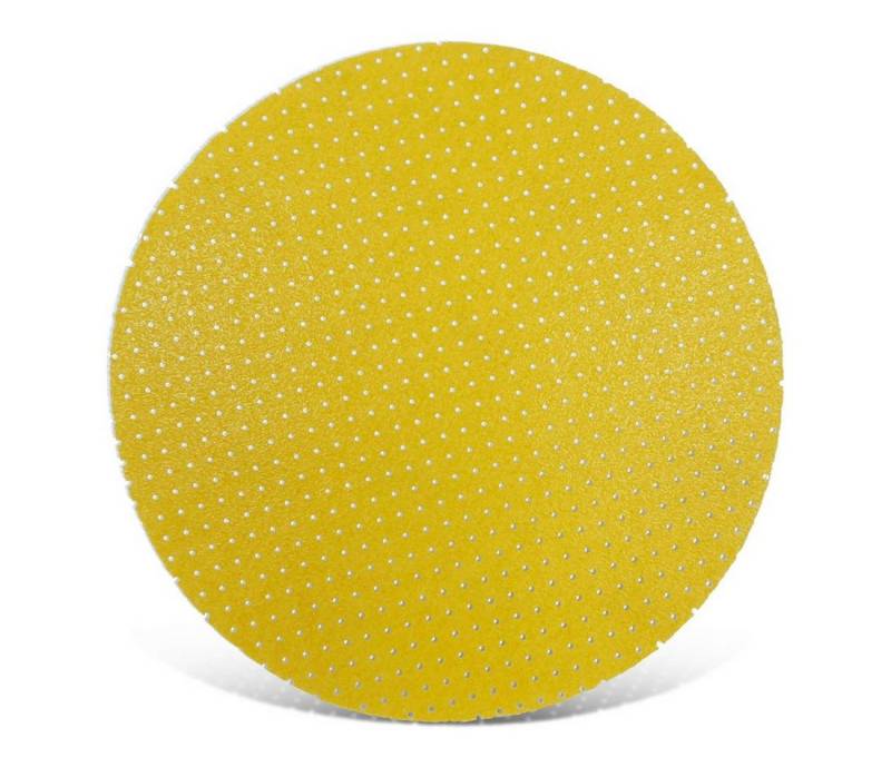 MENZER Schleifscheibe Ø 90 mm Multiloch Klett-Schleifscheiben für Exzenterschleifer, Weißes Edelkorund, 25 Stk., K150 von MENZER